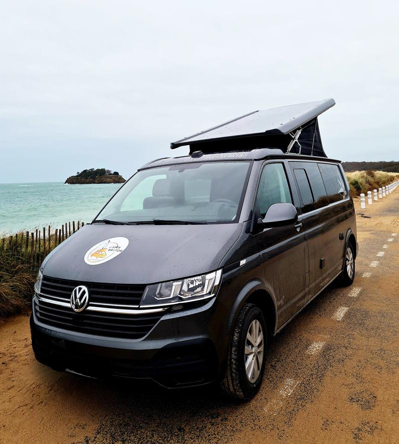 you can rent a fitted campervan in Brittany
